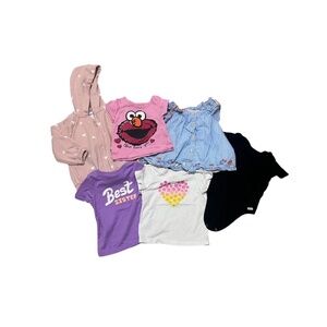 18-24M Girls Clothing Bundle Old Navy Joie Cat & Jack Elmo Tops Hoodie